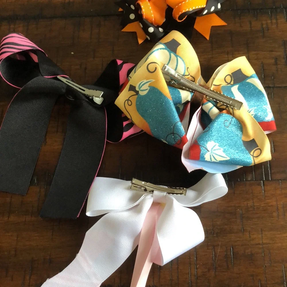 Colorful Hair Bow Bundle of 4